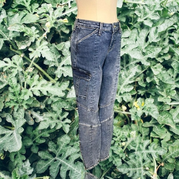 NWT L’AGENCE ‘Patton’ Skinny Cargo Jeans in “Solway” Size 23 - Picture 16 of 16